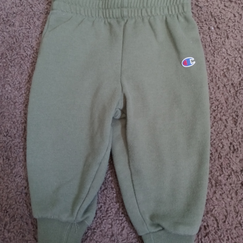 Green sweatpants